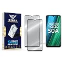 Military-Grade Tempered Glass Screen Protector Compatible with Realme Narzo 50A [Pack of 2] | Edge-to-Edge, Oleophobic, Case Friendly, Easy Installation Kit
