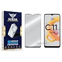 Military-Grade Tempered Glass Screen Protector Compatible with Realme C11(2021) [Pack of 1] | Edge-to-Edge, Oleophobic, Case Friendly, Easy Installation Kit