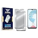 Military-Grade Tempered Glass Screen Protector Compatible with Realme C21 [Pack of 2] | Edge-to-Edge, Oleophobic, Case Friendly, Easy Installation Kit