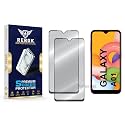 Military-Grade Tempered Glass Screen Protector Compatible with Samsung Galaxy A01 [Pack of 2] | Edge-to-Edge, Oleophobic, Case Friendly, Easy Installation Kit
