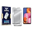 Military-Grade Tempered Glass Screen Protector Compatible with Samsung Galaxy A20s [Pack of 2] | Edge-to-Edge, Oleophobic, Case Friendly, Easy Installation Kit