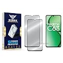 Military-Grade Tempered Glass Screen Protector Compatible with Realme C63 [Pack of 2] | Edge-to-Edge, Oleophobic, Case Friendly, Easy Installation Kit