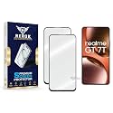 Military-Grade Tempered Glass Screen Protector Compatible with Realme GT 7T [Pack of 2] | Edge-to-Edge, Oleophobic, Case Friendly, Easy Installation Kit