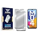 Military-Grade Tempered Glass Screen Protector Compatible with Samsung Galaxy M04 [Pack of 2] | Edge-to-Edge, Oleophobic, Case Friendly, Easy Installation Kit