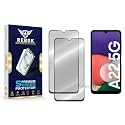 Military-Grade Tempered Glass Screen Protector Compatible with Samsung Galaxy A22 5G [Pack of 2] | Edge-to-Edge, Oleophobic, Case Friendly, Easy Installation Kit