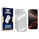 Military-Grade Tempered Glass Screen Protector for iPhone 16 Pro [Pack of 2] | HD Clear, Edge-to-Edge Coverage, Scratch Resistant, Case Friendly with Easy Installation Kit.