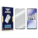 Military-Grade Tempered Glass Screen Protector Compatible with Realme Narzo N53 [Pack of 1] | Edge-to-Edge, Oleophobic, Case Friendly, Easy Installation Kit