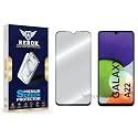 Military-Grade Tempered Glass Screen Protector Compatible with Samsung Galaxy A22 4G [Pack of 1] | Edge-to-Edge, Oleophobic, Case Friendly, Easy Installation Kit