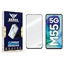 Military-Grade Tempered Glass Screen Protector Compatible with Samsung Galaxy M55 5G [Pack of 1] | Edge-to-Edge, Oleophobic, Case Friendly, Easy Installation Kit