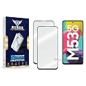 Military-Grade Tempered Glass Screen Protector Compatible with Samsung Galaxy M53 5G [Pack of 2] | Edge-to-Edge, Oleophobic, Case Friendly, Easy Installation Kit