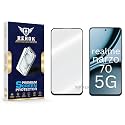 Military-Grade Tempered Glass Screen Protector Compatible with Realme Narzo 70 5G [Pack of 1] | Edge-to-Edge, Oleophobic, Case Friendly, Easy Installation Kit