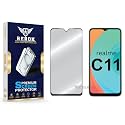 Military-Grade Tempered Glass Screen Protector Compatible with Realme C11 [Pack of 1] | Edge-to-Edge, Oleophobic, Case Friendly, Easy Installation Kit
