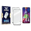Military-Grade Tempered Glass Screen Protector Compatible with Samsung Galaxy M51 [Pack of 2] | Edge-to-Edge, Oleophobic, Case Friendly, Easy Installation Kit