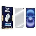 Military-Grade Tempered Glass Screen Protector for iPhone 16 [Pack of 1] | HD Clear, Edge-to-Edge Coverage, Scratch Resistant, Case Friendly with Easy Installation Kit.