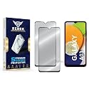 Military-Grade Tempered Glass Screen Protector Compatible with Samsung Galaxy A03 [Pack of 2] | Edge-to-Edge, Oleophobic, Case Friendly, Easy Installation Kit
