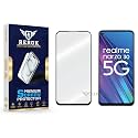 Military-Grade Tempered Glass Screen Protector Compatible with Realme Narzo 30 5G [Pack of 1] | Edge-to-Edge, Oleophobic, Case Friendly, Easy Installation Kit