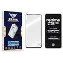 Military-Grade Tempered Glass Screen Protector Compatible with Realme C75 5G [Pack of 1] | Edge-to-Edge, Oleophobic, Case Friendly, Easy Installation Kit