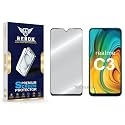 Military-Grade Tempered Glass Screen Protector Compatible with Realme C3 [Pack of 1] | Edge-to-Edge, Oleophobic, Case Friendly, Easy Installation Kit