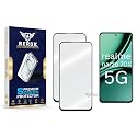 Military-Grade Tempered Glass Screen Protector Compatible with Realme Narzo 70x 5G [Pack of 2] | Edge-to-Edge, Oleophobic, Case Friendly, Easy Installation Kit