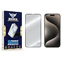 Military-Grade Tempered Glass Screen Protector for iPhone 15 Pro [Pack of 1] | HD Clear, Edge-to-Edge Coverage, Scratch Resistant, Case Friendly with Easy Installation Kit.