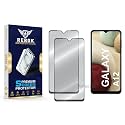Military-Grade Tempered Glass Screen Protector Compatible with Samsung Galaxy A12 [Pack of 2] | Edge-to-Edge, Oleophobic, Case Friendly, Easy Installation Kit