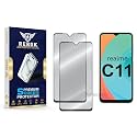 Military-Grade Tempered Glass Screen Protector Compatible with Realme C11 [Pack of 2] | Edge-to-Edge, Oleophobic, Case Friendly, Easy Installation Kit