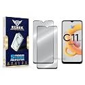 Military-Grade Tempered Glass Screen Protector Compatible with Realme C11(2021) [Pack of 2] | Edge-to-Edge, Oleophobic, Case Friendly, Easy Installation Kit