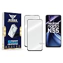 Military-Grade Tempered Glass Screen Protector Compatible with Realme Narzo N55 [Pack of 2] | Edge-to-Edge, Oleophobic, Case Friendly, Easy Installation Kit