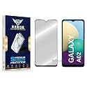 Military-Grade Tempered Glass Screen Protector Compatible with Samsung Galaxy A02 [Pack of 1] | Edge-to-Edge, Oleophobic, Case Friendly, Easy Installation Kit