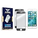 Military-Grade Tempered Glass Screen Protector for iPhone 6s [Pack of 2] | HD Clear, Edge-to-Edge Coverage, Scratch Resistant, Case Friendly with Easy Installation Kit(BLACK)
