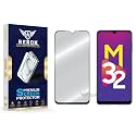 Military-Grade Tempered Glass Screen Protector Compatible with Samsung Galaxy M32 4G [Pack of 1] | Edge-to-Edge, Oleophobic, Case Friendly, Easy Installation Kit