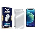 Military-Grade Tempered Glass Screen Protector for iPhone 12 Mini [Pack of 2] | HD Clear, Edge-to-Edge Coverage, Scratch Resistant, Case Friendly with Easy Installation Kit.