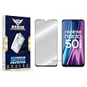 Military-Grade Tempered Glass Screen Protector Compatible with Realme Narzo 50i [Pack of 1] | Edge-to-Edge, Oleophobic, Case Friendly, Easy Installation Kit