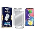 Military-Grade Tempered Glass Screen Protector Compatible with Samsung Galaxy A70s [Pack of 2] | Edge-to-Edge, Oleophobic, Case Friendly, Easy Installation Kit
