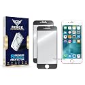 Military-Grade Tempered Glass Screen Protector for iPhone 7 [Pack of 2] | HD Clear, Edge-to-Edge Coverage, Scratch Resistant, Case Friendly with Easy Installation Kit(BLACK)