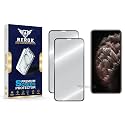 Military-Grade Tempered Glass Screen Protector for iPhone 11 Pro Max [Pack of 2] | HD Clear, Edge-to-Edge Coverage, Scratch Resistant, Case Friendly with Easy Installation Kit.