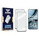 Military-Grade Tempered Glass Screen Protector Compatible with Realme Narzo 70 5G [Pack of 2] | Edge-to-Edge, Oleophobic, Case Friendly, Easy Installation Kit