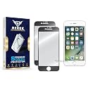 Military-Grade Tempered Glass Screen Protector for iPhone 6s Plus [Pack of 2] | HD Clear, Edge-to-Edge Coverage, Scratch Resistant, Case Friendly with Easy Installation Kit(BLACK)