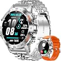 Military Smart Watches for Men(Answer/Make Call), Tactical Smartwatch for Android iOS, 400mAh Battery/Sports Modes