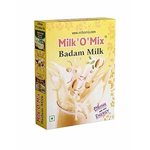 milkomix badam flavored milk powder 150 gm - pack of 1