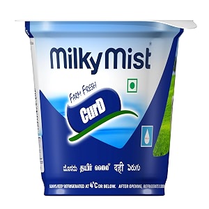 milky mist set curd 400 g