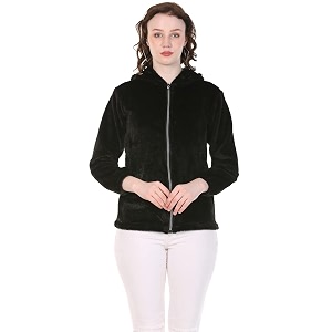 milky way fleece milkyway women39s blouson jacket m black