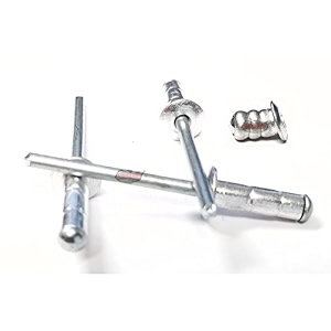 mill 31634 aluminum small head with steel mandrel multi grip pop rivets fasteners 275 - 598 grip range