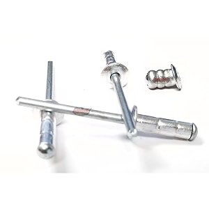 mill 31634 aluminum small head with steel mandrel multi grip pop rivets fasteners 275 - 598 grip range