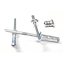 Mill 3/16" Aluminum Small Head with Steel Mandrel Multi Grip Pop Rivets Fasteners .275 - .598 Grip Range