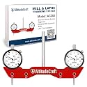 Mill Tramming Tool, Dual 0.001-Inch Dials, 1/4-Inch Shank