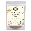 Millet Amma Certified Organic Kodo Millet Rava - 1 kg Pack | (Arikelu | Hark | Varigu | Kodra | Varagu) | Rich in Fiber and High Protein | Suitable for Multiple Recipes (Upma, Idly)