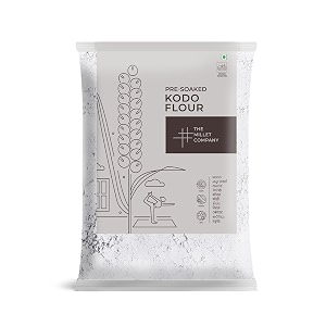the millet company pre-soaked kodo millet flour kodon kodri gluten free unpolished high fibre flour 250gram