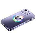 MILLION CASES Back Cover Case for iPhone 14 Pro Max Shockproof Colorful Logo Magnetic Protective Case for Men &amp; Boys(Purple)