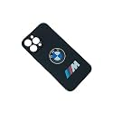 MILLION CASES Back Cover Case for iPhone 14 Pro Max Shockproof Protective Luxury BM Case for Men &amp; Boys(Black)